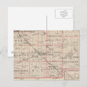 Karte von Lee Landkreis und Amboy (Vorne/Hinten)