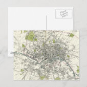 Karte von Leeds aus dem 19. Jahrhundert (Vorne/Hinten)