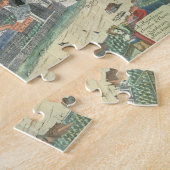 Karte von Leipzig, von "Civitates Orbis Terrarum" Puzzle (Seite)