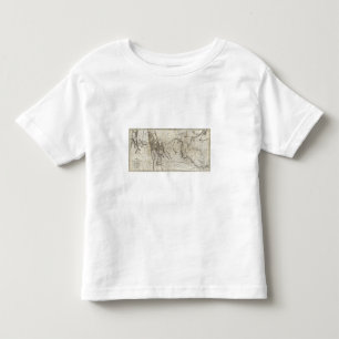 Karte von Lewis- und Clarkbahn 2 Kleinkind T-shirt