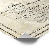 Karte von Lewis und Clarks Track 2 Poster (Ecke)