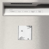 Karte von Lilliput und Blefuscu Magnet (In Situ (Geschirrspüler))