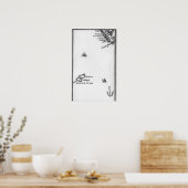 Karte von Lilliput und Blefuscu Poster (Küche)