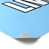 Karte von Liverpool Poster (Ecke)