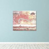 Karte von London Leinwanddruck (Insitu (Holzboden))