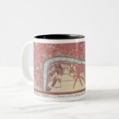 Karte von London Zweifarbige Tasse (Vorderseite Links)