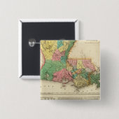 Karte von Louisiana Button (Vorne & Hinten)
