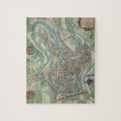 Karte von Luxemburg, von 'Civitates Orbis Terrarum Puzzle (Vertikal)