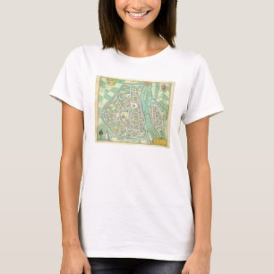 Karte von Maastricht, von 'Civitates Orbis T-Shirt