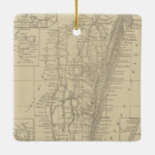 Karte von Madagaskar Keramikornament (Rückseite)