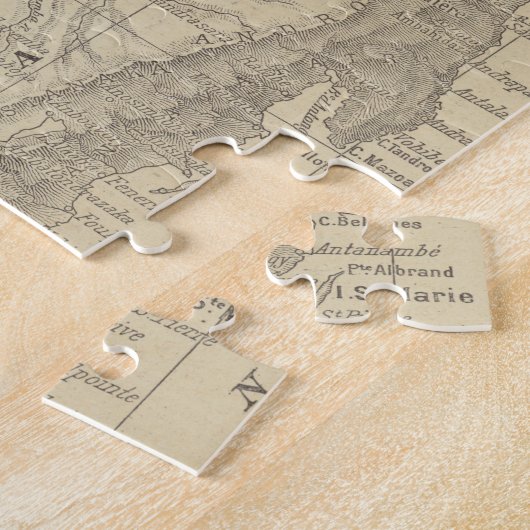 Karte von Madagaskar Puzzle (Seite)