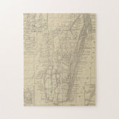 Karte von Madagaskar Puzzle (Vertikal)