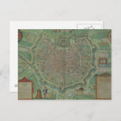 Karte von Mailand, von 'Civitates Orbis Terrarum'  (Vorne/Hinten)
