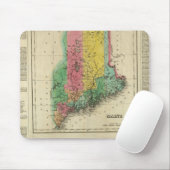 Karte von Maine Mousepad (Mit Mouse)