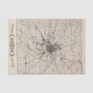 Karte von Marion County 2 Seidenpapier