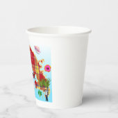 Karte von Martinique Pappbecher (Links)