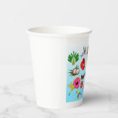 Karte von Martinique Pappbecher (Rechts)