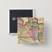 Karte von Mason, Jackson, Roane Landkreis Button (Vorne & Hinten)