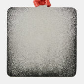 Karte von Massachusetts Silbernes Ornament (Rückseite)