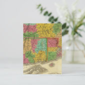 Karte von Massachusetts und Connecticut (Stehend Vorderseite)