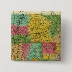Karte von Massachusetts und Connecticut Button
