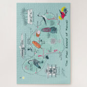 Karte von Maui, Hawaii Jigsaw Puzzle (Vertikal)
