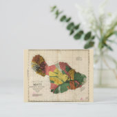 Karte von Maui, Hawaiianische Insel (1885) (Stehend Vorderseite)