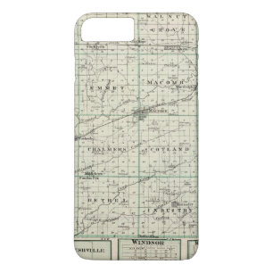Karte von McDonough County, Rushville Case-Mate iPhone Hülle