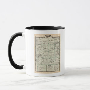 Karte von McDonough Landkreis, Rushville Tasse