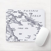Karte von Melanesien Mousepad (Mit Mouse)
