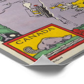 Karte von Merseyside, Liverpool Poster (Ecke)