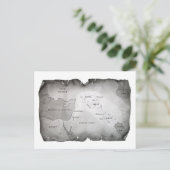 KARTE VON MESOPOTAMIA Postkarte (Stehend Vorderseite)