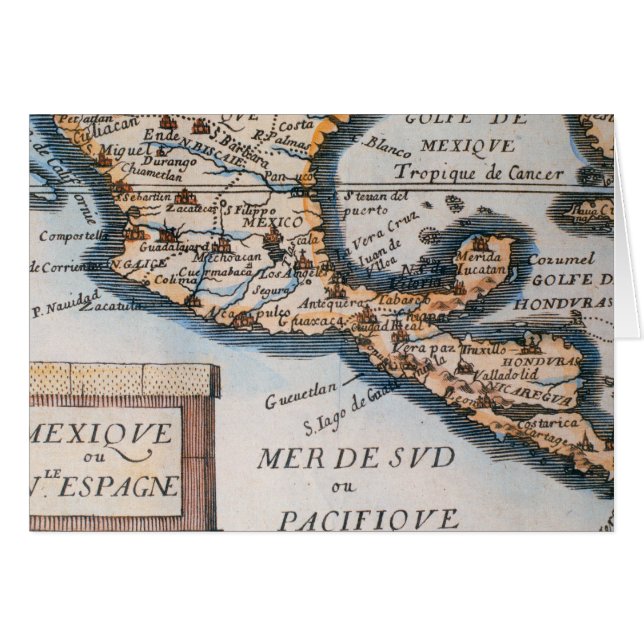 Karte von Mexiko oder von neuem Spanien | 1625 (Vorderseite (Horizontal))