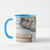 Karte von Mexiko oder von neuem Spanien | 1625 Tasse (Links)
