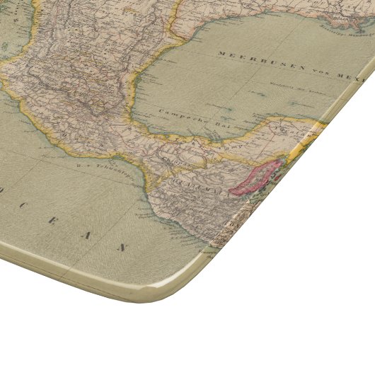 Karte von Mexiko Schneidebrett (Ecke)