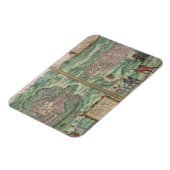 Karte von Mexiko und Cuzco, von 'Civitates Orbis T Magnet (Linke Seite)