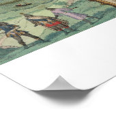 Karte von Mexiko und Cuzco, von 'Civitates Orbis T Poster (Ecke)