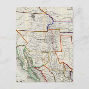 Karte von Mexiko und Kalifornien