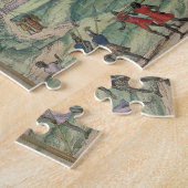 Karte von Mexiko und von Cuzco, von 'Civitates Puzzle (Seite)