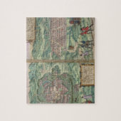 Karte von Mexiko und von Cuzco, von 'Civitates Puzzle (Vertikal)