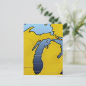 Karte von Michigan 2 (Stehend Vorderseite)