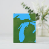 Karte von Michigan 3 (Stehend Vorderseite)