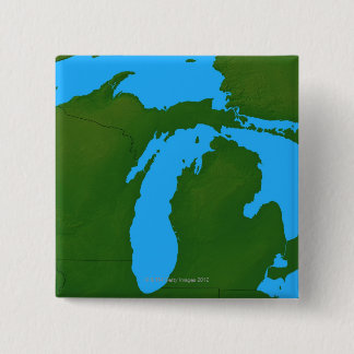 Karte von Michigan 3 Button