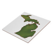 Karte von Michigan 4 Fliese (Seite)