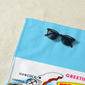 Karte von Michigan Strandtuch (Beispiel)