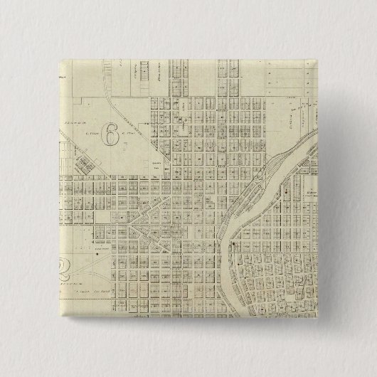 Karte von Milwaukee Button (Vorderseite)