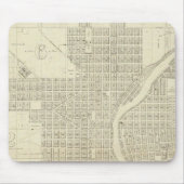 Karte von Milwaukee Mousepad (Vorne)