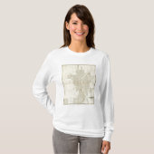 Karte von Milwaukee T-Shirt (Vorne ganz)