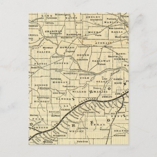 Karte von Missouri 2 (Vorderseite)