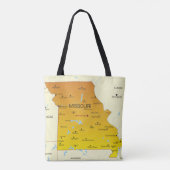 Karte von Missouri Tasche (Rückseite)
